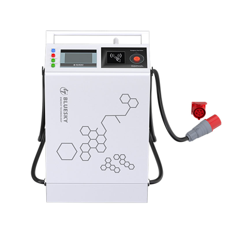 Fast Ev Charger - สถานีชาร์จเร็วเคลื่อนที่ BLUESKY 20KW/40KW แบบ DC GBT/CCS