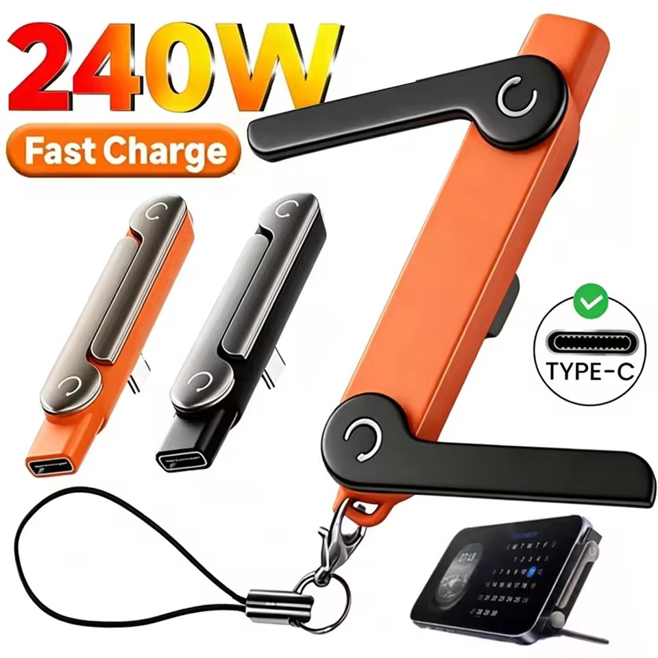 Type 2 Charger - 1/2/3 ชิ้น อะแดปเตอร์ชาร์จโทรศัพท์ Type C รองรับการชาร์จเร็ว