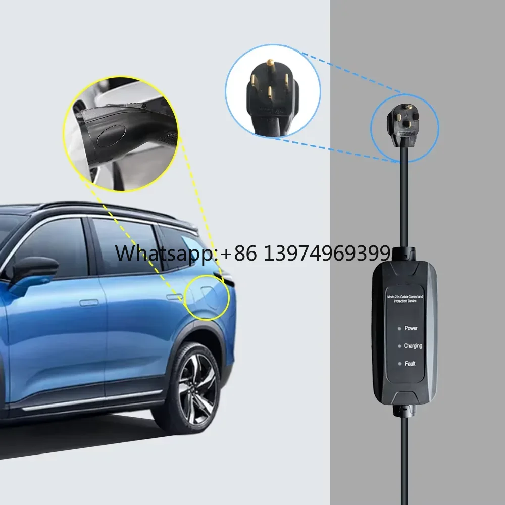 Portable Ev Charger - สถานีชาร์จ AC แบบพกพา 9kW 16A SAE