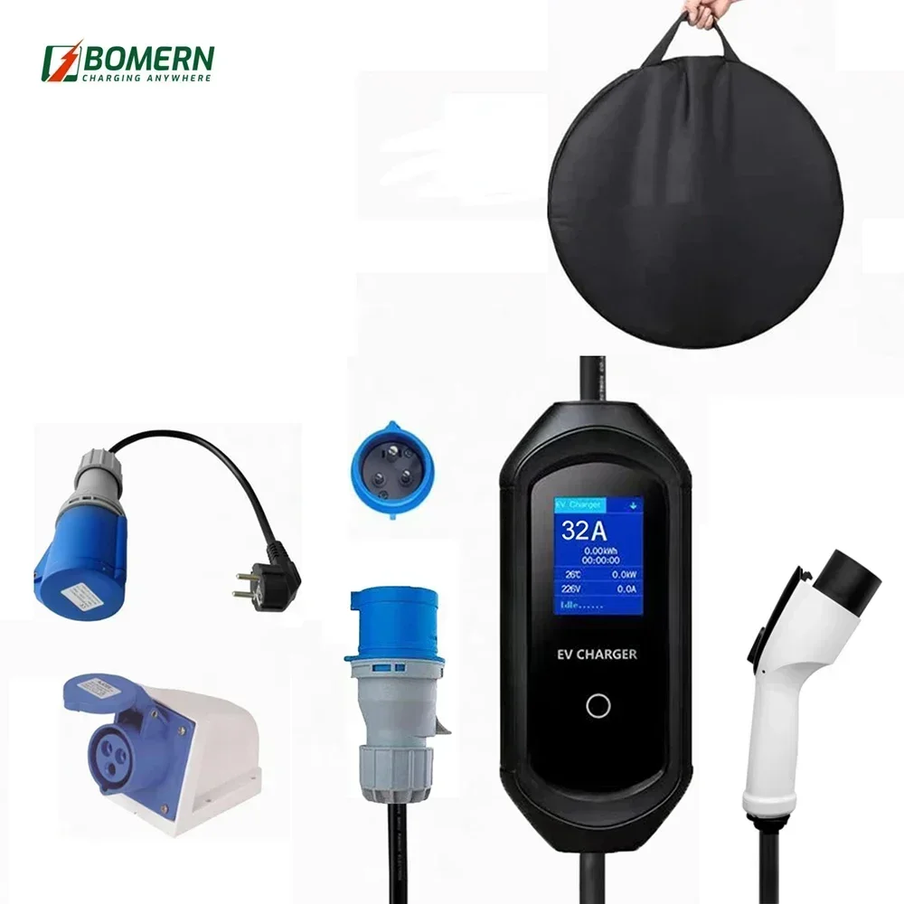 Portable Ev Charger - เครื่องชาร์จรถยนต์ไฟฟ้า BYD ปี 2025 32 แอมป์