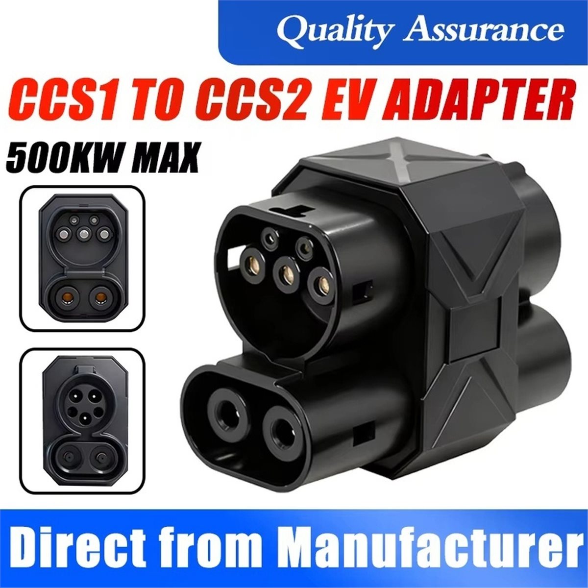 อะแดปเตอร์ชาร์จเร็ว A67F CCS1  - Ccs2 To Ccs1 Fast Charge Adapter 250Kw บทวิจารณ์และราคา
