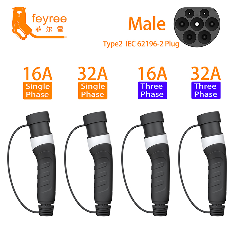 Feyree Type2 ปลั๊ก EV Charger  - Ev Charger Adapter บทวิจารณ์และราคา