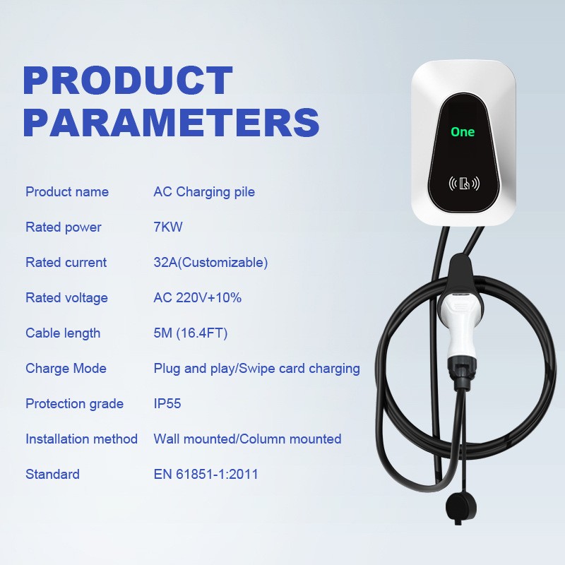 เครื่องชาร์จรถยนต์ไฟฟ้า 7kW มา - Type 2 Charger บทวิจารณ์และราคา