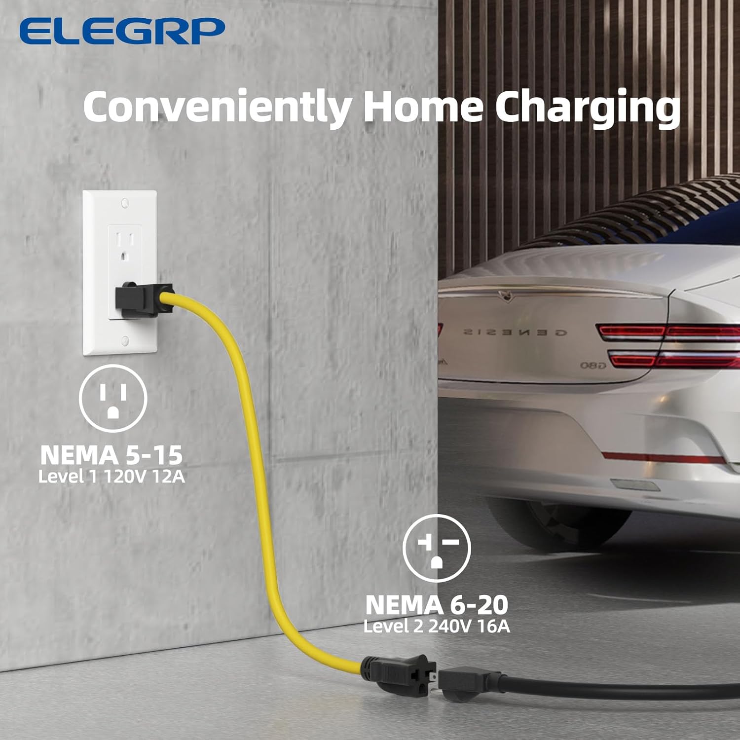 สถานีชาร์จรถยนต์ไฟฟ้า ELEGRP J - Type 2 Charger บทวิจารณ์และราคา