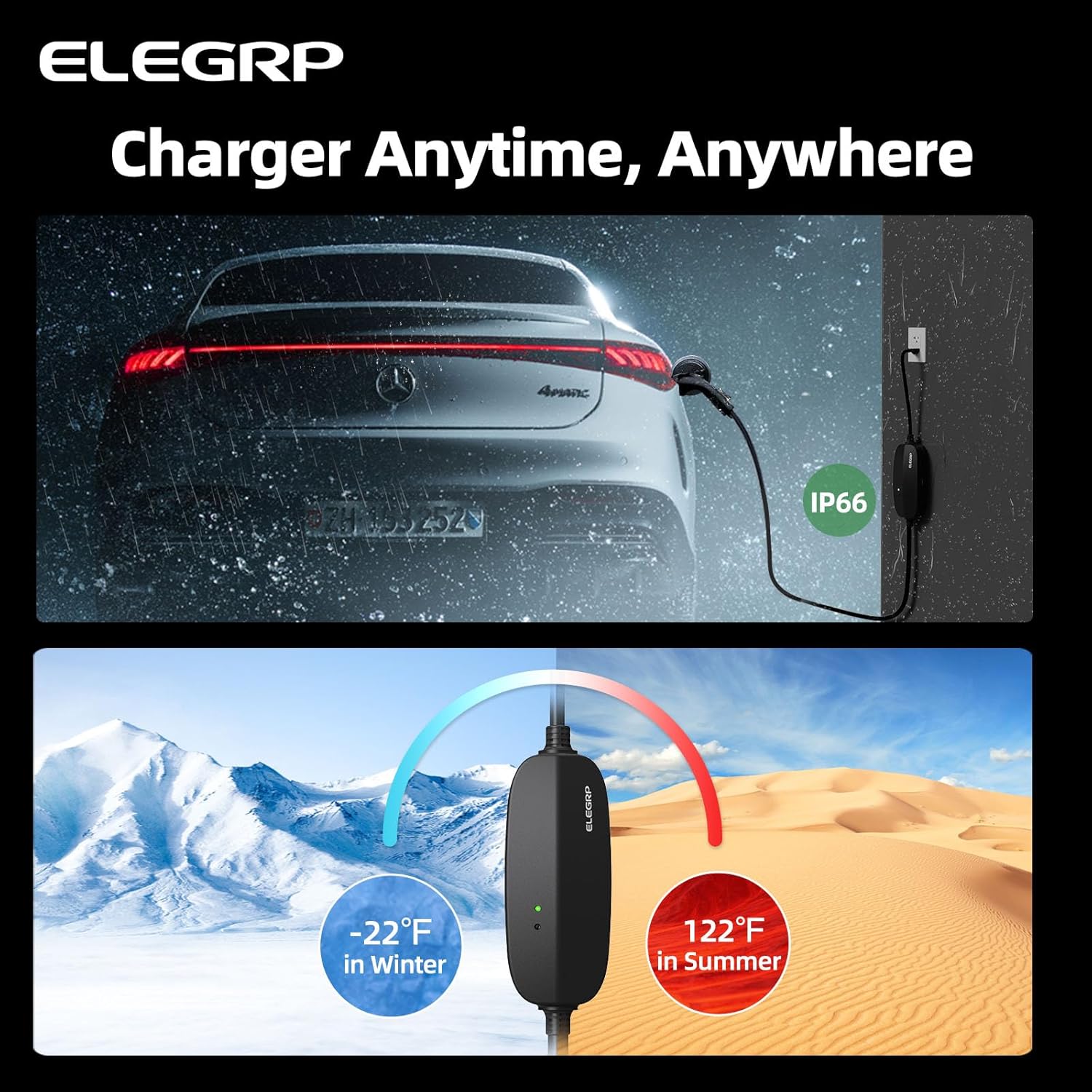 สถานีชาร์จรถยนต์ไฟฟ้า ELEGRP J - Type 2 Charger บทวิจารณ์และราคา