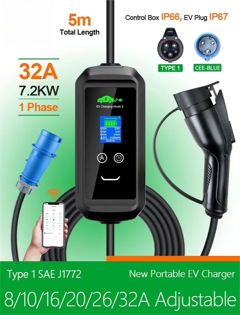 เครื่องชาร์จรถยนต์ไฟฟ้าแบบพกพา - Portable Ev Charger บทวิจารณ์และราคา