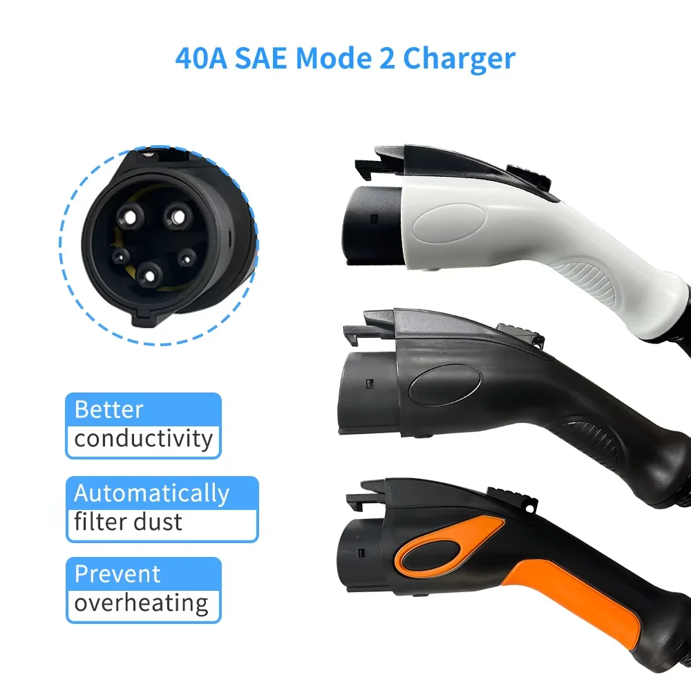สถานีชาร์จ AC แบบพกพา 9kW 16A  - Portable Ev Charger บทวิจารณ์และราคา