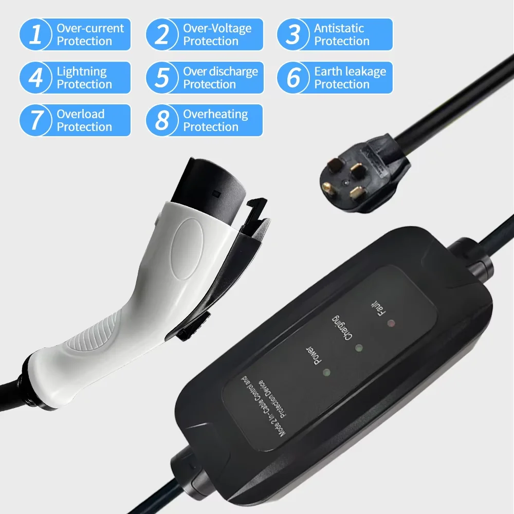สถานีชาร์จ AC แบบพกพา 9kW 16A  - Portable Ev Charger บทวิจารณ์และราคา