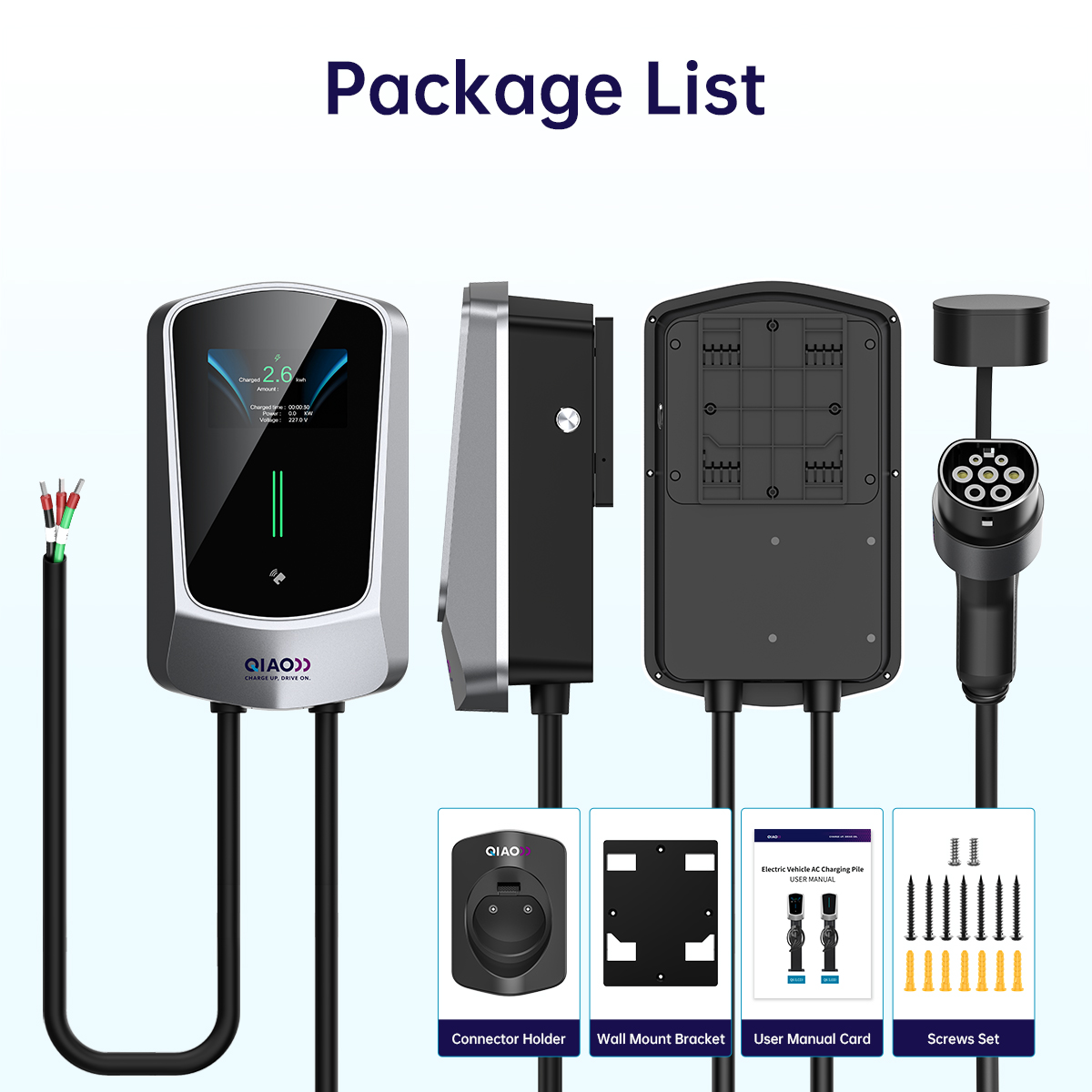 สถานีชาร์จรถยนต์ไฟฟ้า QIAO EV  - Wallbox Ev บทวิจารณ์และราคา
