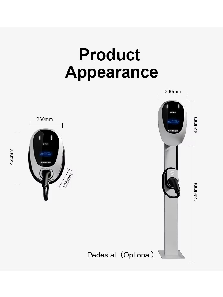 เครื่องชาร์จรถยนต์ไฟฟ้าสำหรับใ - Type 2 Charger บทวิจารณ์และราคา