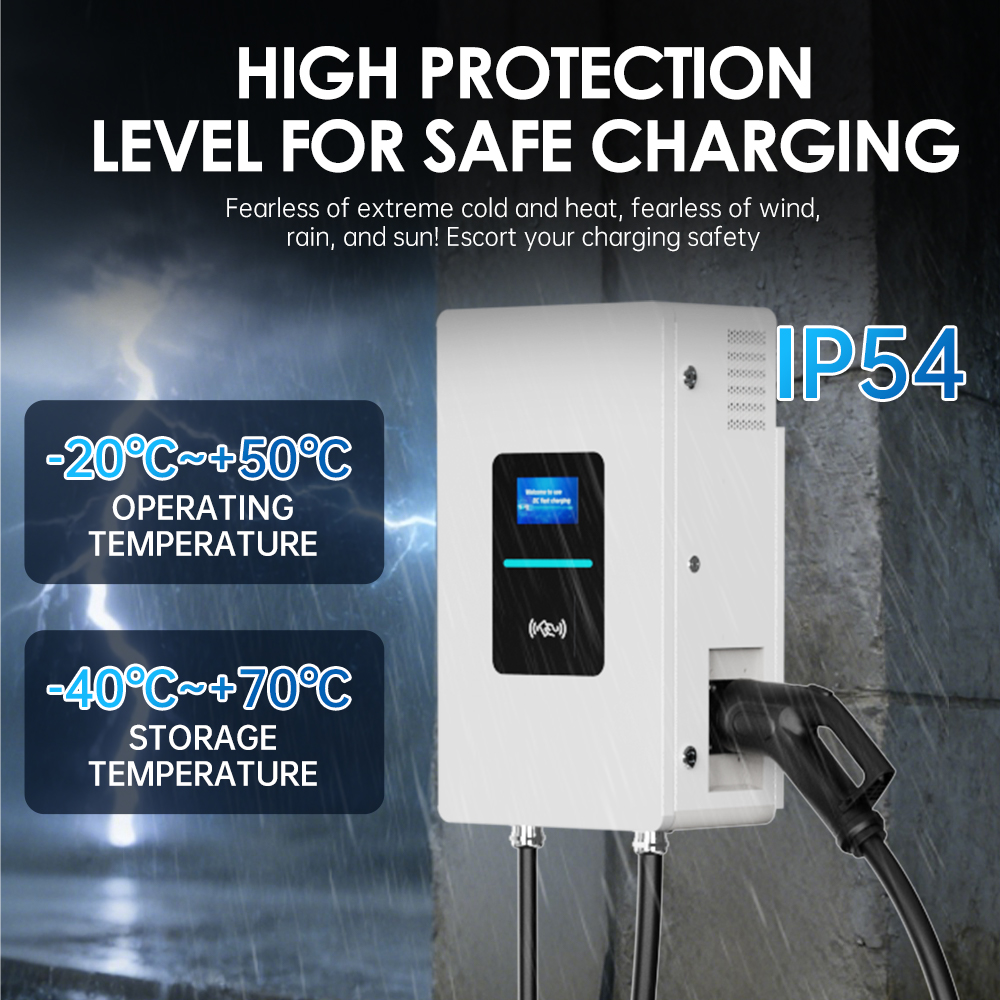 RSCHG 20kw CCS1 IP54 เครื่องชา - Fast Ev Charger บทวิจารณ์และราคา